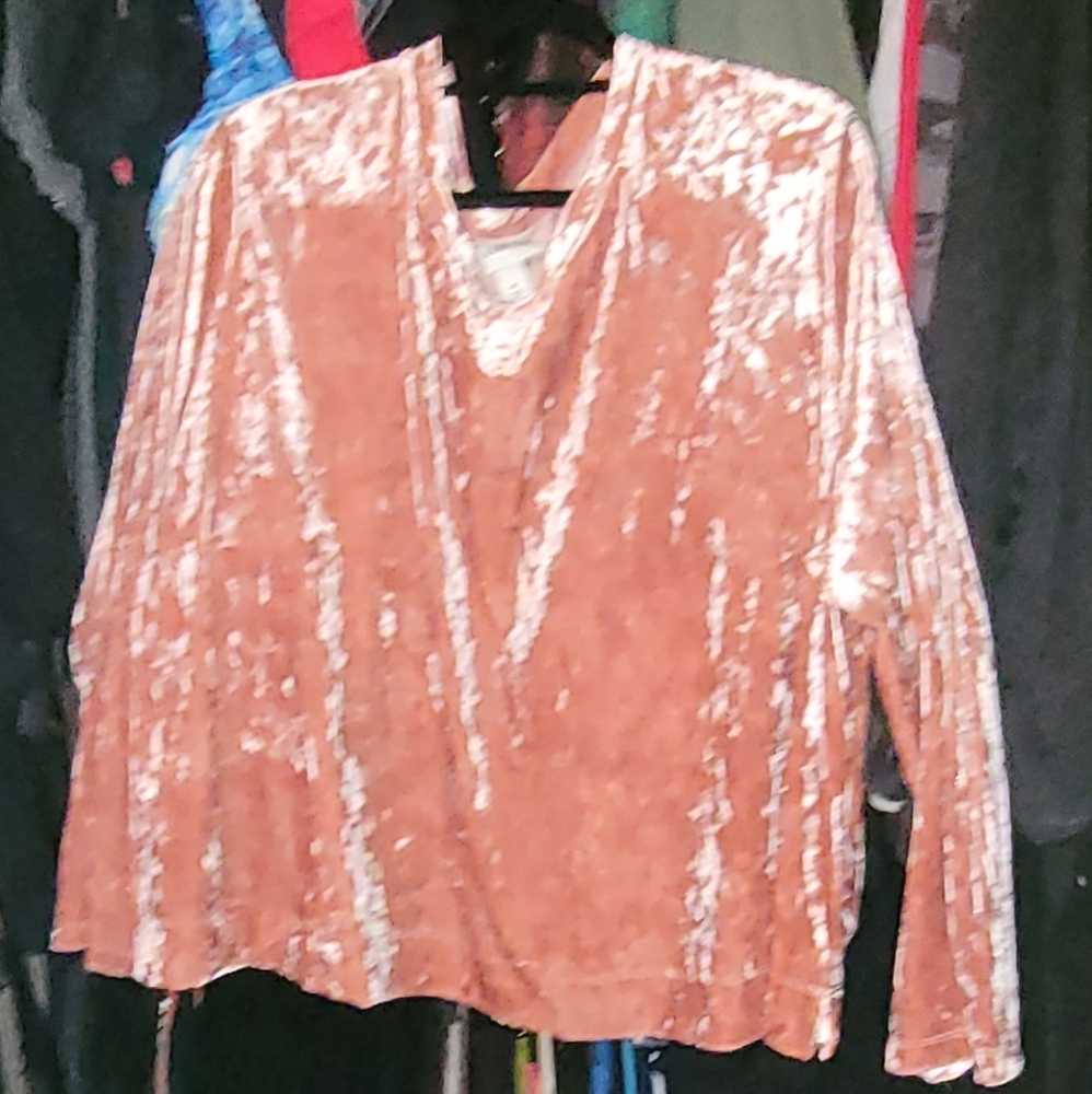 NWOT crushed velvet